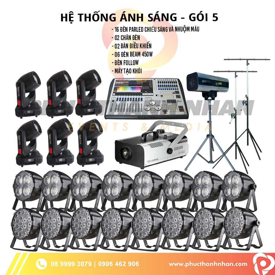 Cho thuê ánh sáng gói 5