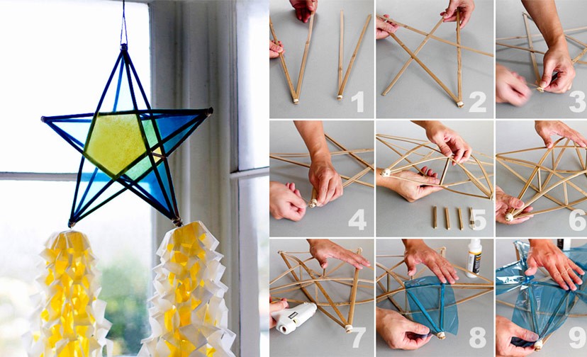 Hướng Dẫn Chi Tiết Cách Làm Lồng Đèn Ông Sao Đẹp Lung Linh