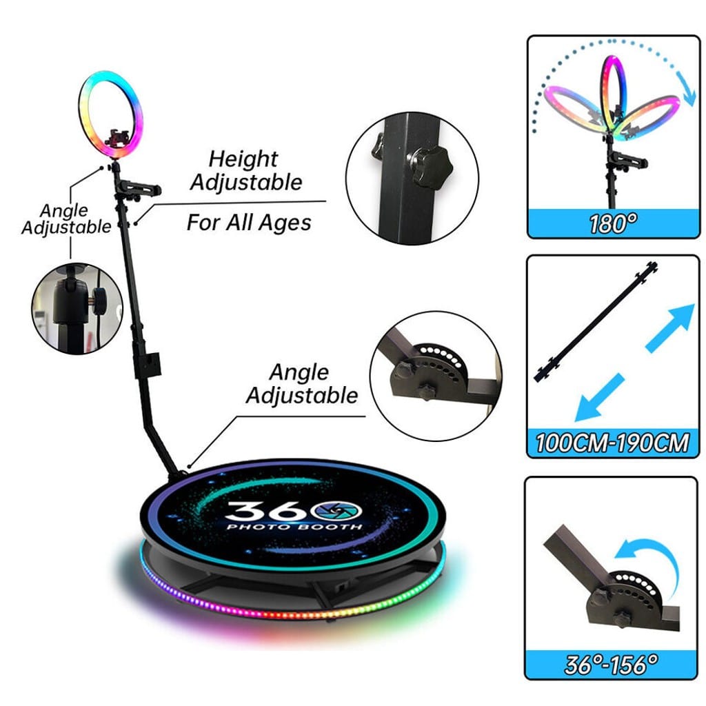 Dịch Vụ Cho Thuê Photo Booth 360 Giá Tốt Tại TPHCM