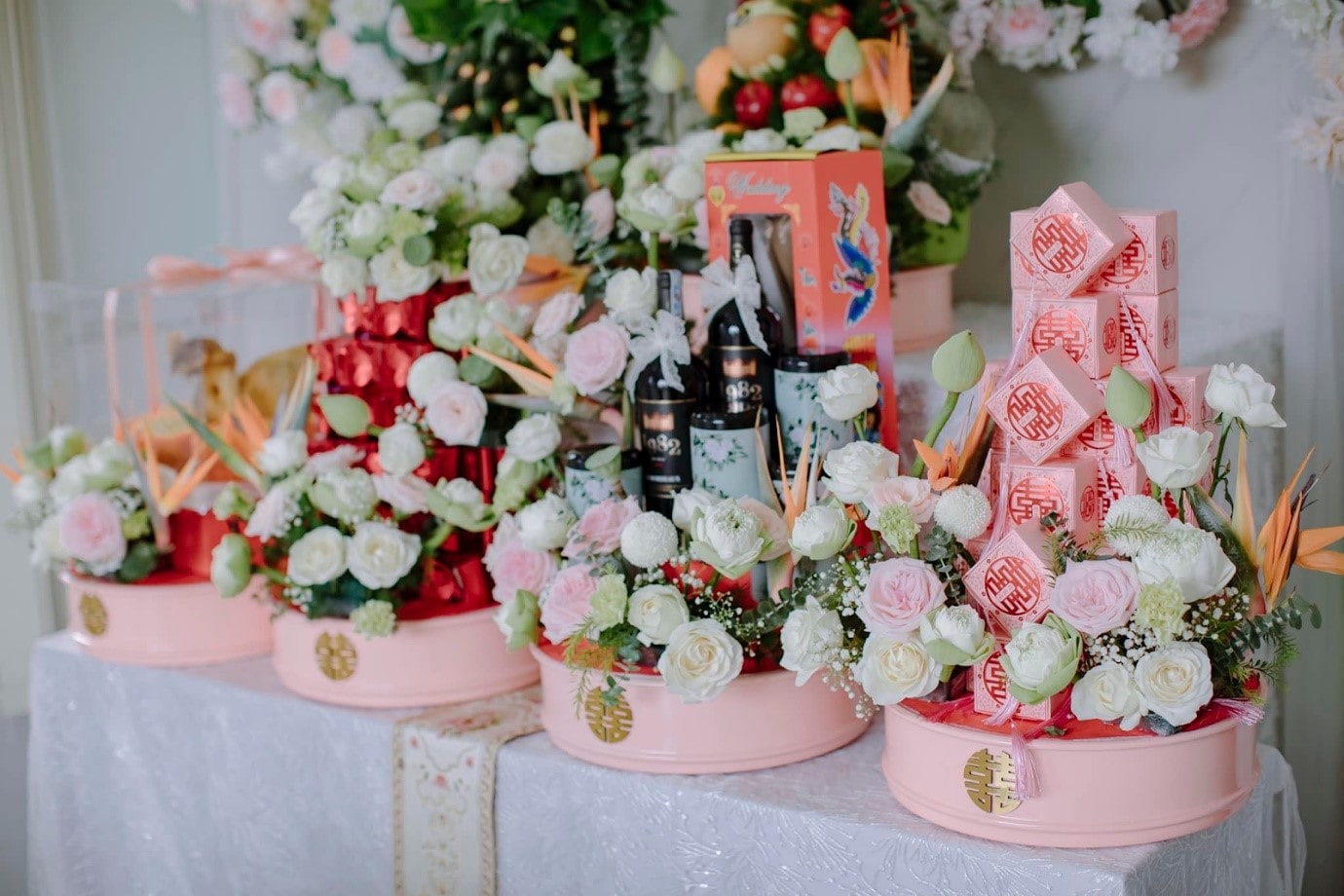 Mâm Quả Đám Cưới - Tượng Trưng Cho Ước Nguyện Hạnh Phúc